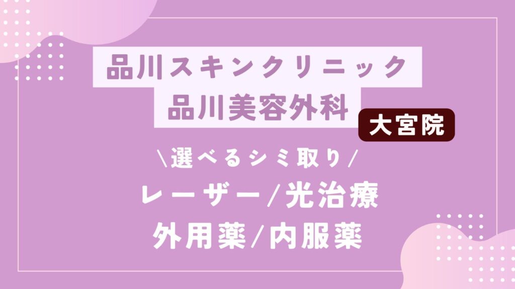 品川スキンクリニック 品川美容外科