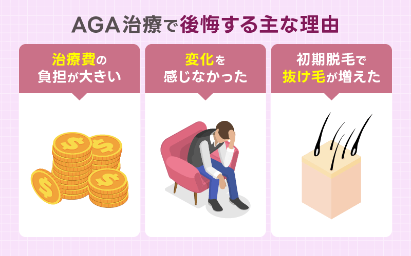 AGA治療 後悔する理由