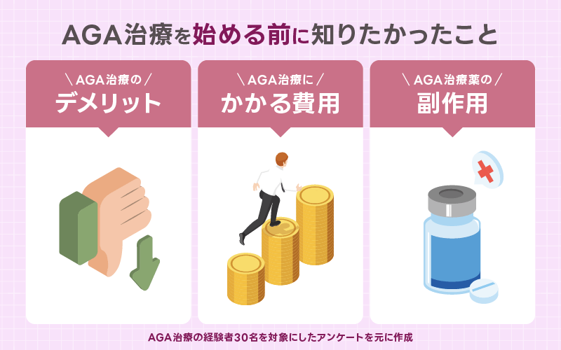 AGA治療 知りたかったこと