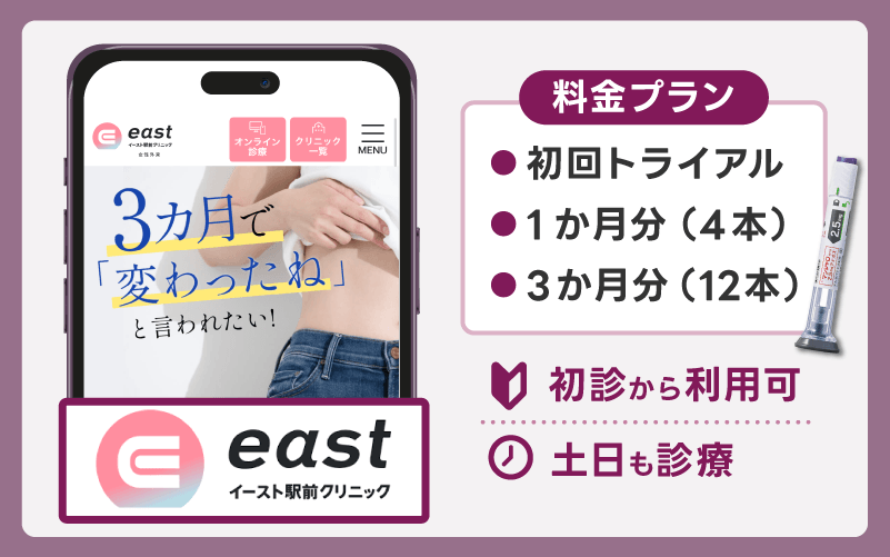 【イースト駅前クリニック】買い切り型のプランで始めやすい
