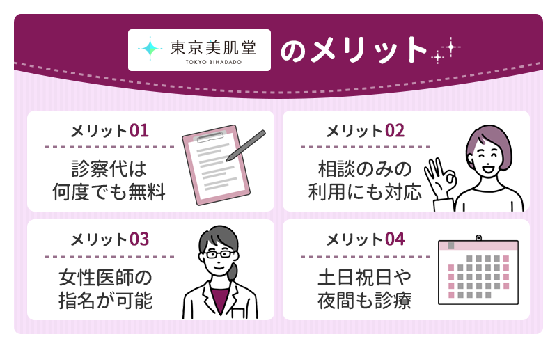 東京美肌堂のメリット